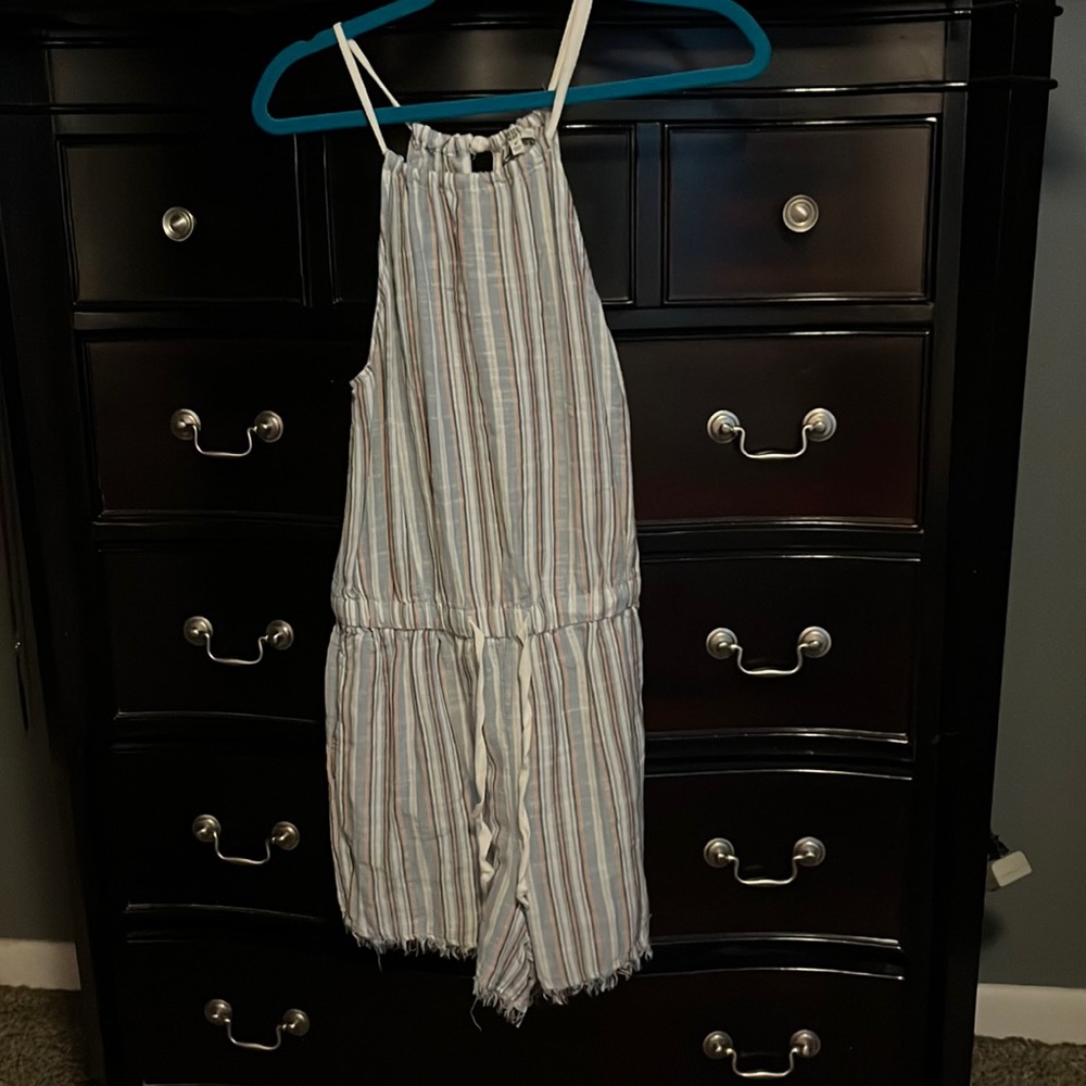 Striped romper